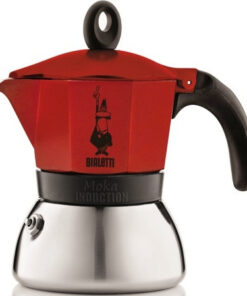 Bialetti Moka Induction Μπρίκι Espresso 4cups Κόκκινο