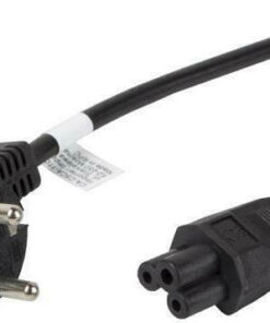 Lanberg Schuko - IEC C5 Cable 0.18m Μαύρο (CA-C5CA-11CC-0018-BK)