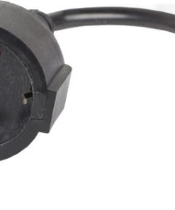 Alternative view of Lanberg Schuko - IEC C14 Cable 0.18m Μαύρο (CA-C14E-10CC-0018-BK)