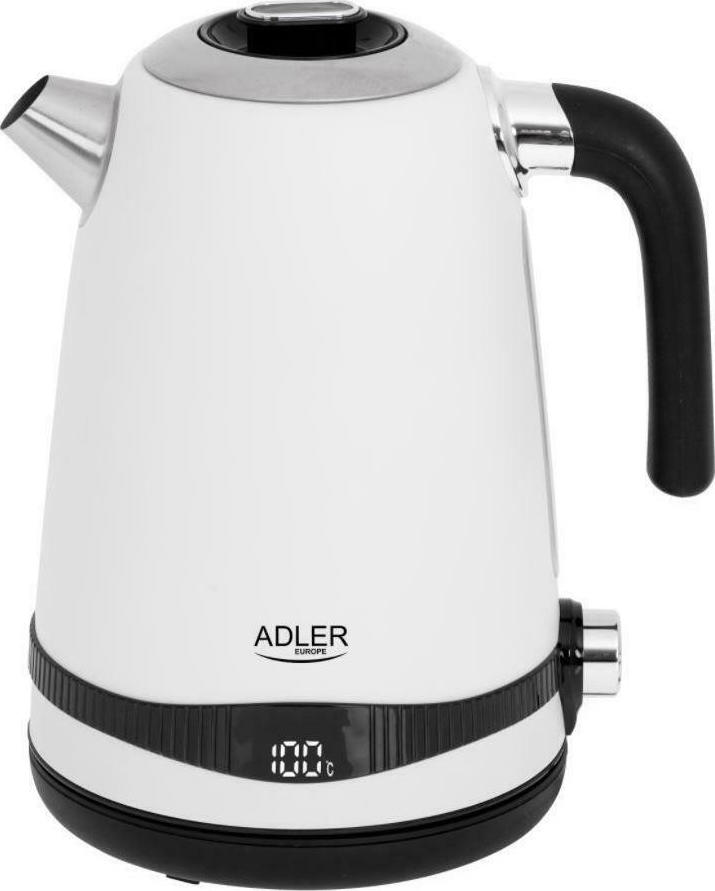 Adler AD 1295W 1.7lt με Ισχύ 2200W Λευκός
