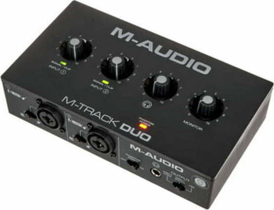 M-Audio Εξωτερική Επαγγελματική Κάρτα Ήχου M-Track Duo Συνδεσιμότητα USB