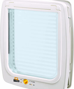 Ferplast Swing 15 Πόρτα Σκύλου & Γάτας 41.2x48.2x9.6εκ. από Πλαστικό σε Λευκό Χρώμα 41.2 x 48.2 x 48.2εκ.