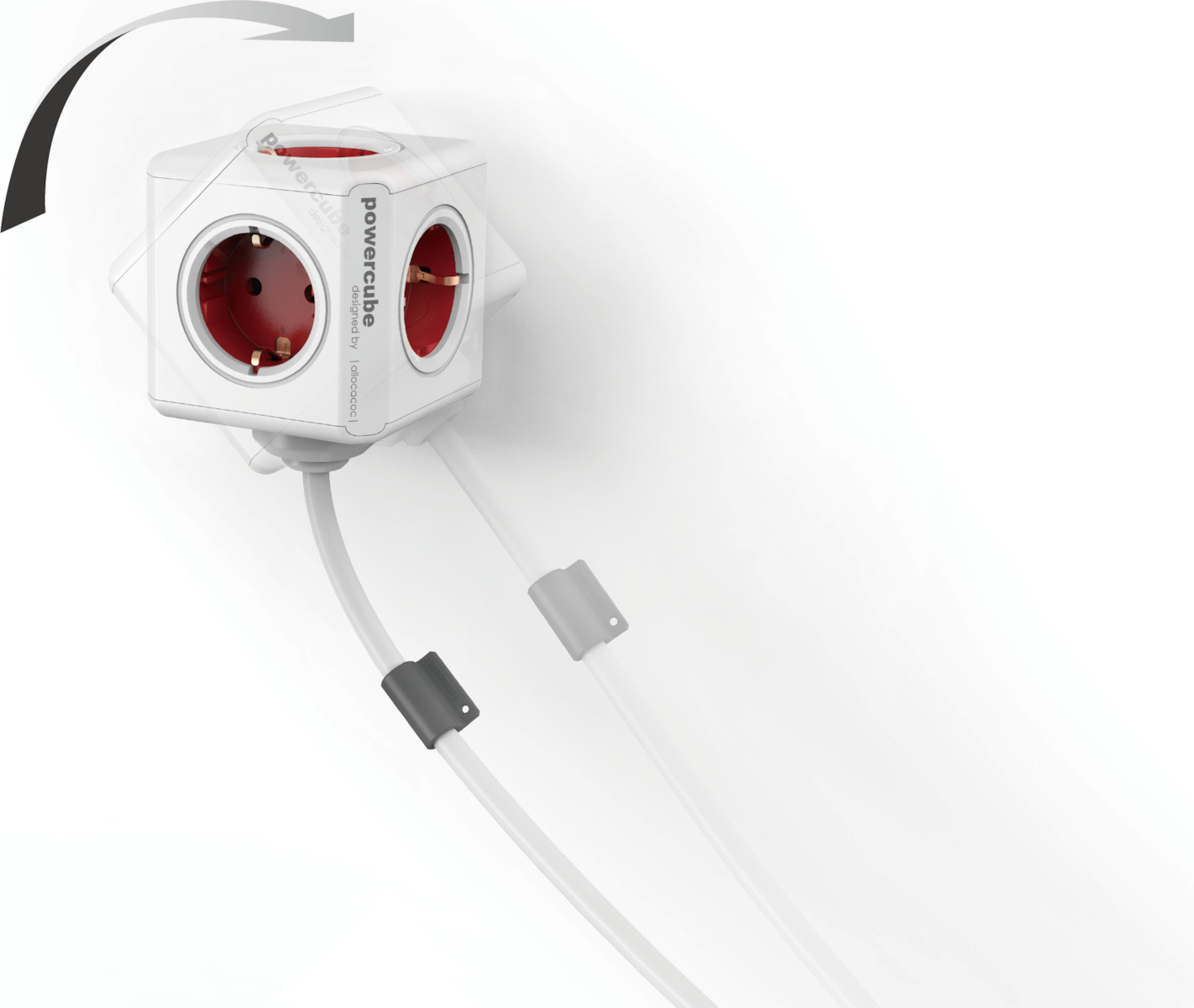 Allocacoc Extended PowerCube 5 Θέσεων με Καλώδιο 3m - Image 5