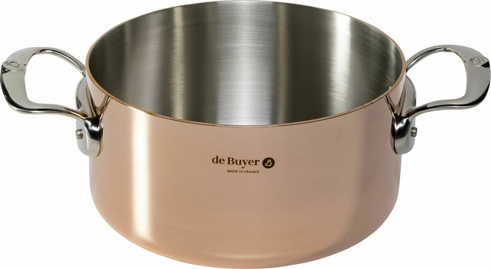 De Buyer Prima Matera Βαθιά Ανοξείδωτη Κατσαρόλα 3.3lt / 20cm 6242.20 - Image 2