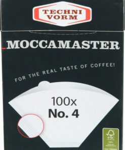Moccamaster 100 Φίλτρα Καφέ No4 Χάρτινα