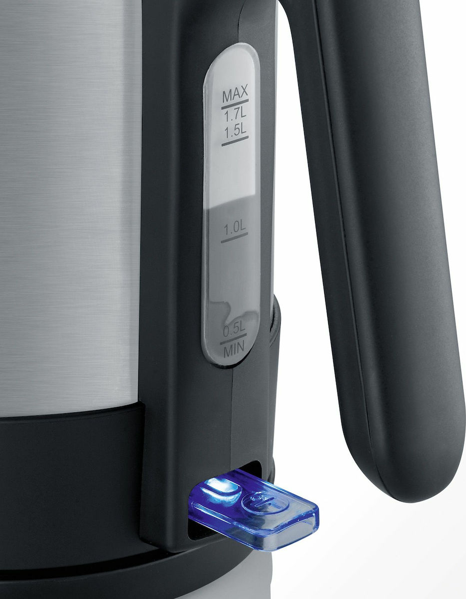 Severin WK 3409 1.7lt με Ισχύ 2200W Ασημί - Image 4