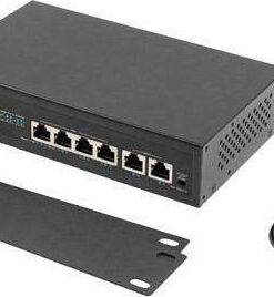 Lanberg RSFE-4P-2FE-60 Unmanaged L2 PoE+