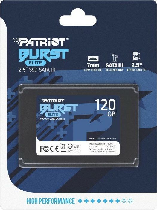 Patriot Burst Elite SSD 120GB 2.5'' SATA III PBE120GS25SSDR - Image 4