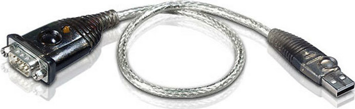 Aten Καλώδιο USB 2.0 σε RS232 9-pin male 0.35m