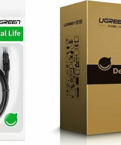 Alternative view of Ugreen U/UTP Cat.6 Καλώδιο Δικτύου Ethernet 5m Μαύρο 1τμχ (20162)