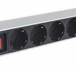 Alternative view of Intellinet Πολύπριζο Rack 19" με 8 Sockets Μαύρο