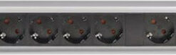 Alternative view of Intellinet Πολύπριζο Rack 19" με 12 Sockets Μαύρο
