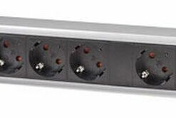 Intellinet Πολύπριζο Rack 19" με 12 Sockets Μαύρο