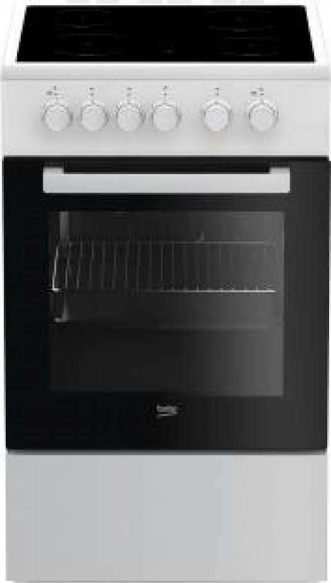 Beko Ελεύθερη με Κεραμικές Εστίες Λευκή FSS57000GW