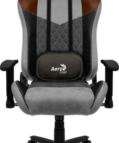 Alternative view of Aerocool Duke AeroSuede Υφασμάτινη με Ρυθμιζόμενα Μπράτσα Μαύρο/Καφέ/Γκρι