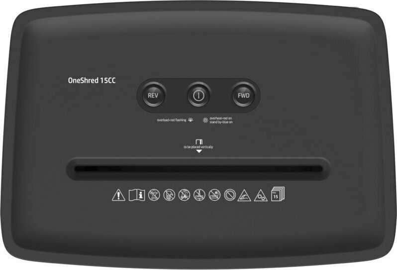 HP Καταστροφέας Εγγράφων Oneshred Cross Cut 15 Φύλλων με Κάδο 20lt - Image 8
