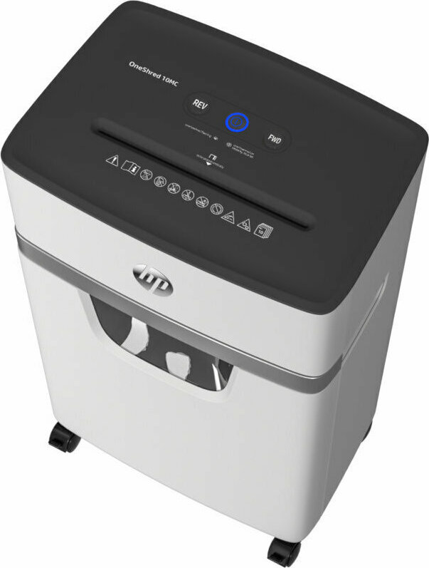 HP Καταστροφέας Εγγράφων Oneshred Micro Cut 10 Φύλλων με Κάδο 20lt - Image 9