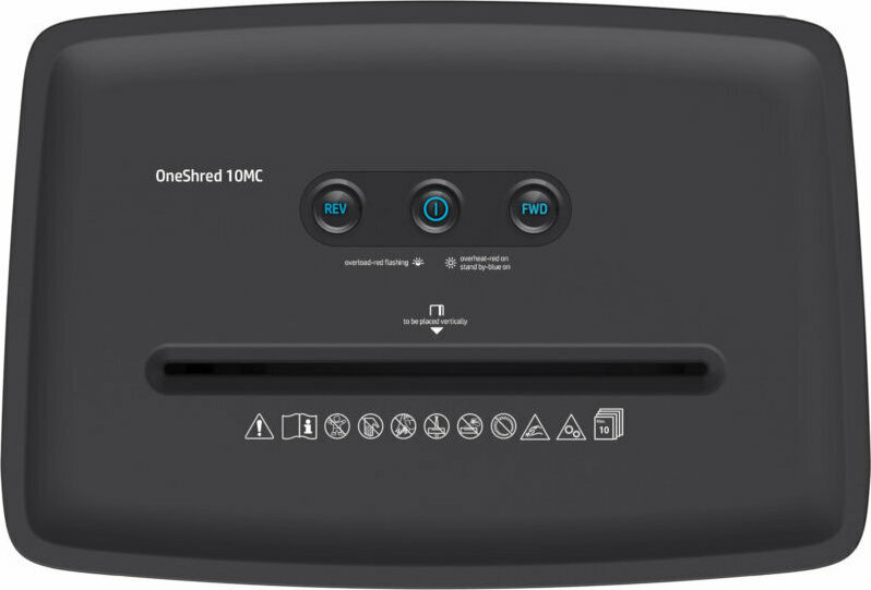 HP Καταστροφέας Εγγράφων Oneshred Micro Cut 10 Φύλλων με Κάδο 20lt - Image 6