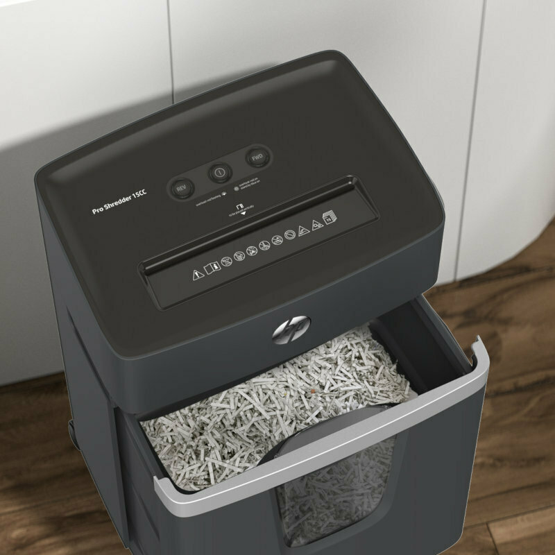 HP Καταστροφέας Εγγράφων ProShredder 15CC Cross Cut 15 Φύλλων με Κάδο 20lt - Image 2