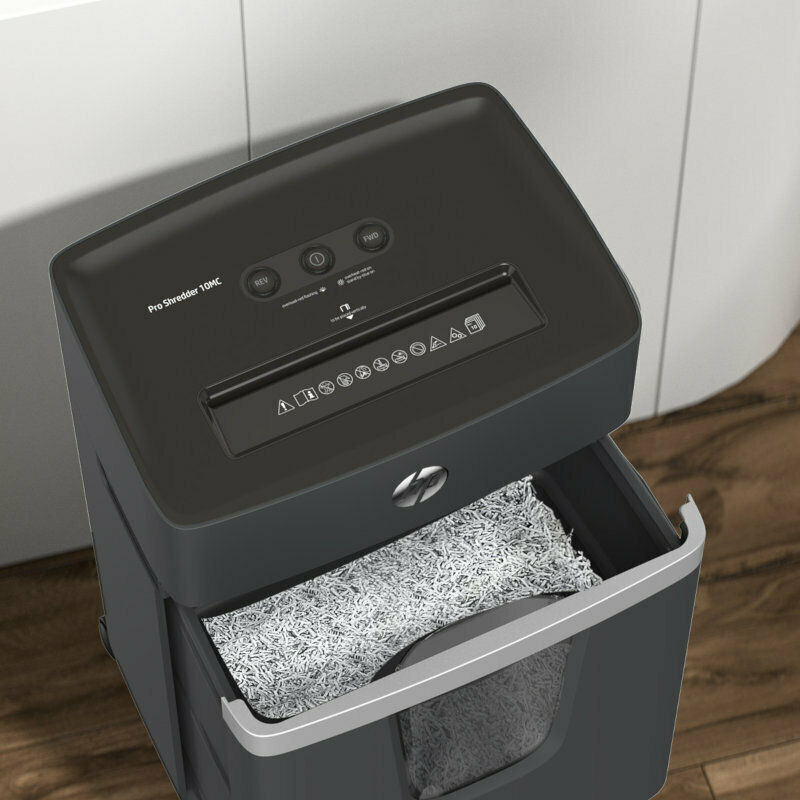 HP Καταστροφέας Εγγράφων ProShredder 10MC Micro Cut 10 Φύλλων με Κάδο 20lt - Image 3