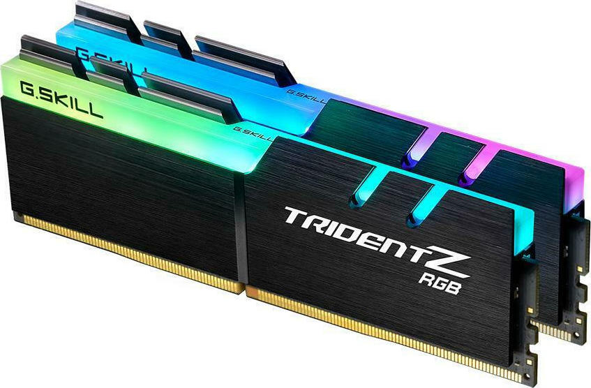 G.Skill Trident Z RGB DDR4 32GB RAM με 2x16GB Modules και Ταχύτητα 4000 για Desktop F4-4000C18D-32GTZR