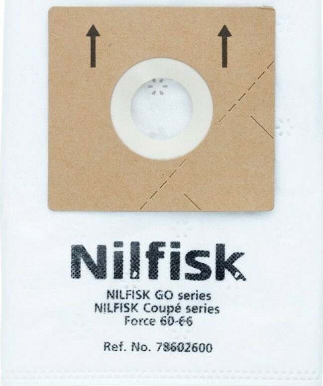 Nilfisk 78602600 Σακούλες Σκούπας 5τμχ Συμβατή με Σκούπα Nilfisk - Image 2