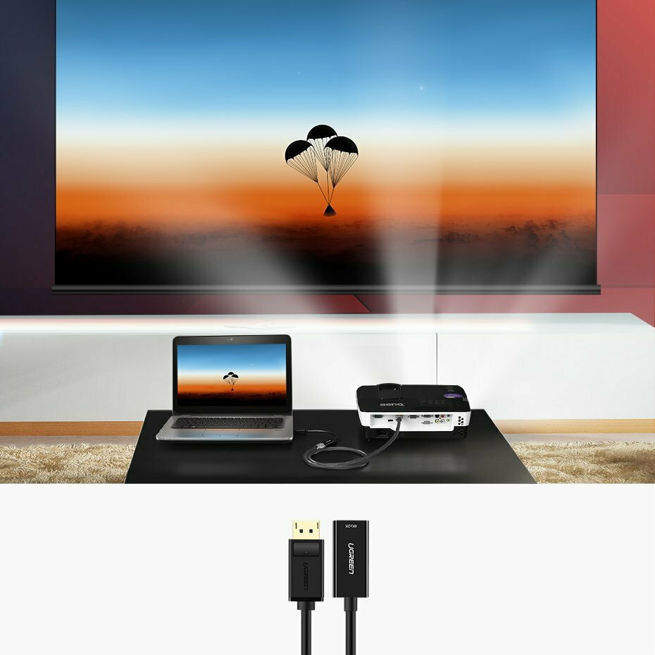 Ugreen DisplayPort male σε HDMI female 1τμχ (40362) - Image 6