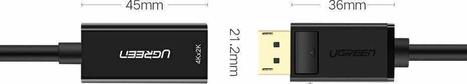 Ugreen DisplayPort male σε HDMI female 1τμχ (40362) - Image 3