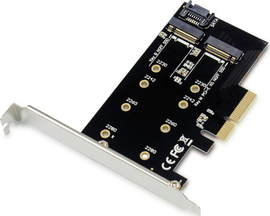 Conceptronic Κάρτα PCIe σε 2 θύρες M.2