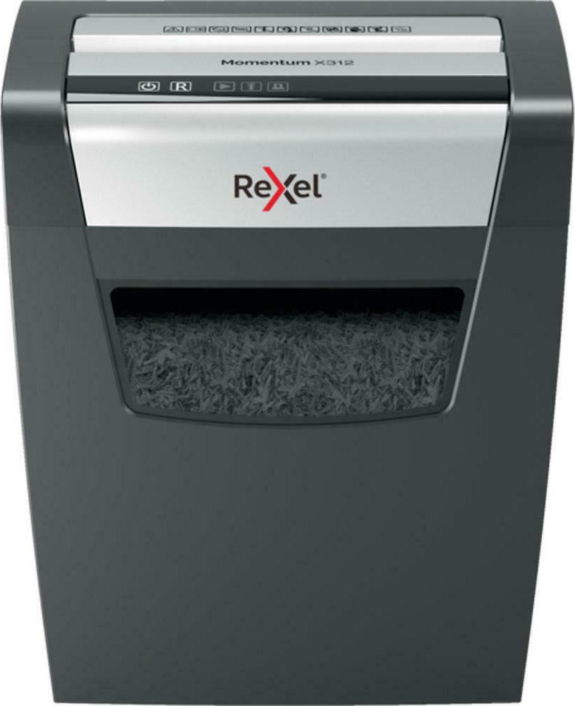 Rexel Καταστροφέας Εγγράφων Momentum X312 Cross Cut 12 Φύλλων με Κάδο 23lt