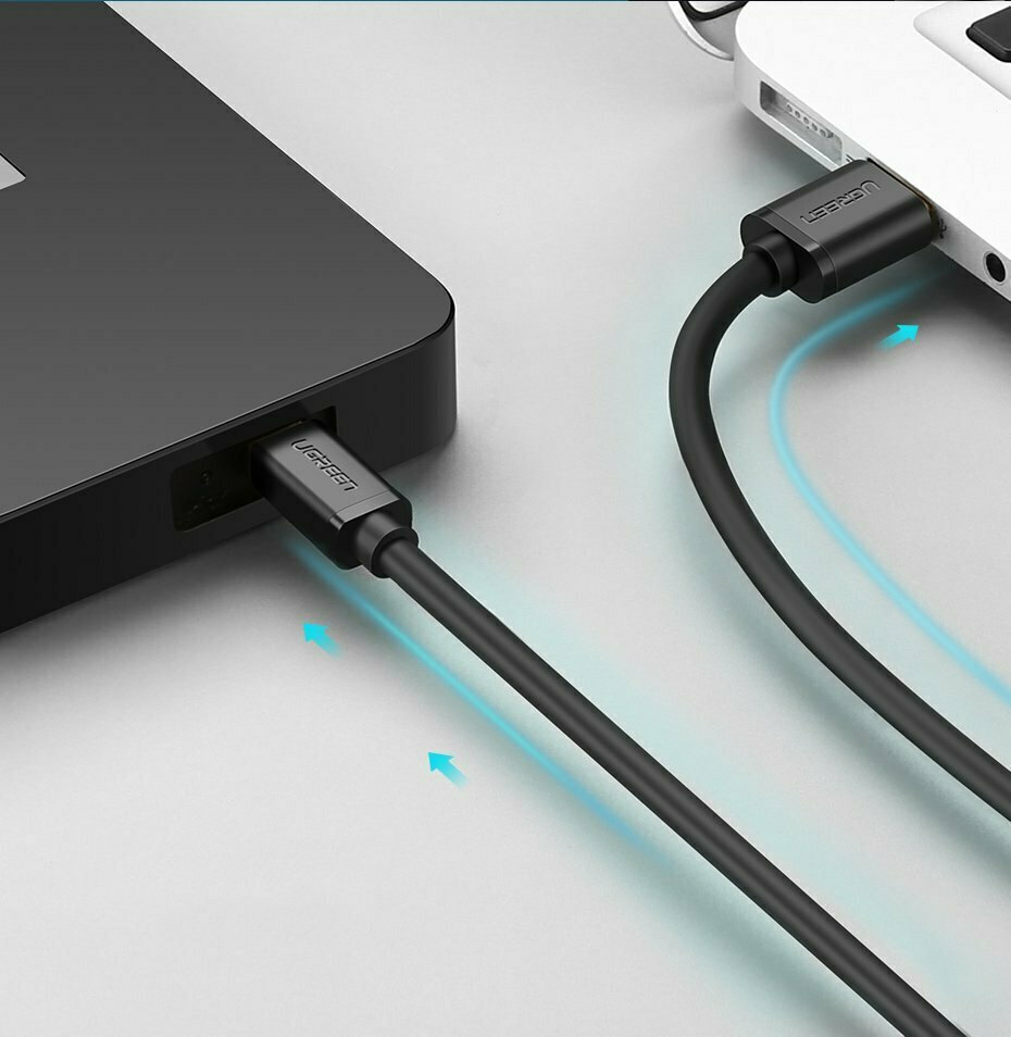 Ugreen USB 2.0 Cable USB-A male - mini USB-B male Μαύρο 1.5m 10385 - Image 3