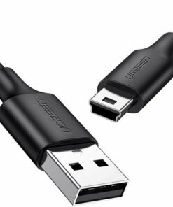 Ugreen USB 2.0 Cable USB-A male - mini USB-B male Μαύρο 1.5m 10385