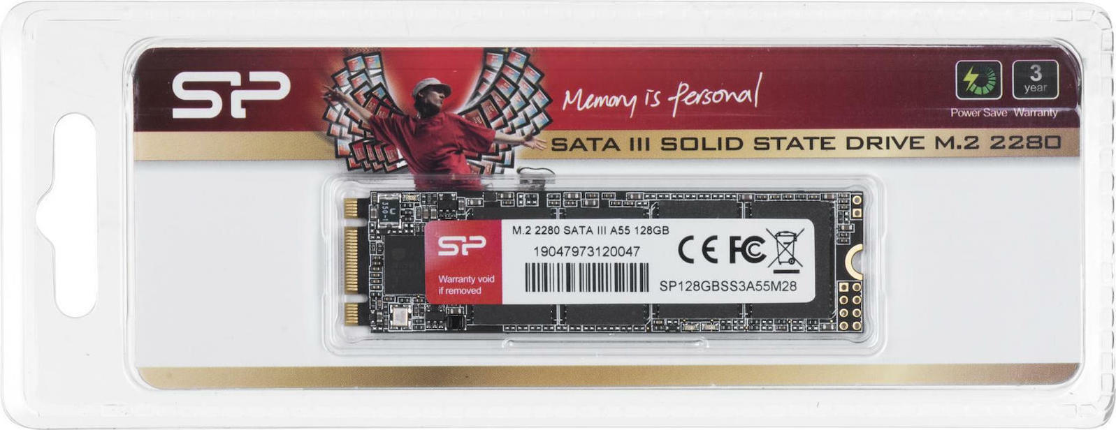 Silicon Power A55 SSD 128GB M.2 SATA III SP128GBSS3A55M28 - Image 3