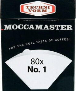 Moccamaster 80 Φίλτρα Καφέ No1 Χάρτινα