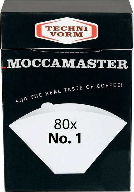 Moccamaster 80 Φίλτρα Καφέ No1 Χάρτινα