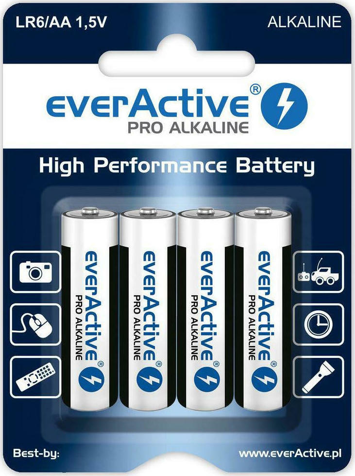 everActive Pro AA 1.5V 4τμχ LR64BLPA