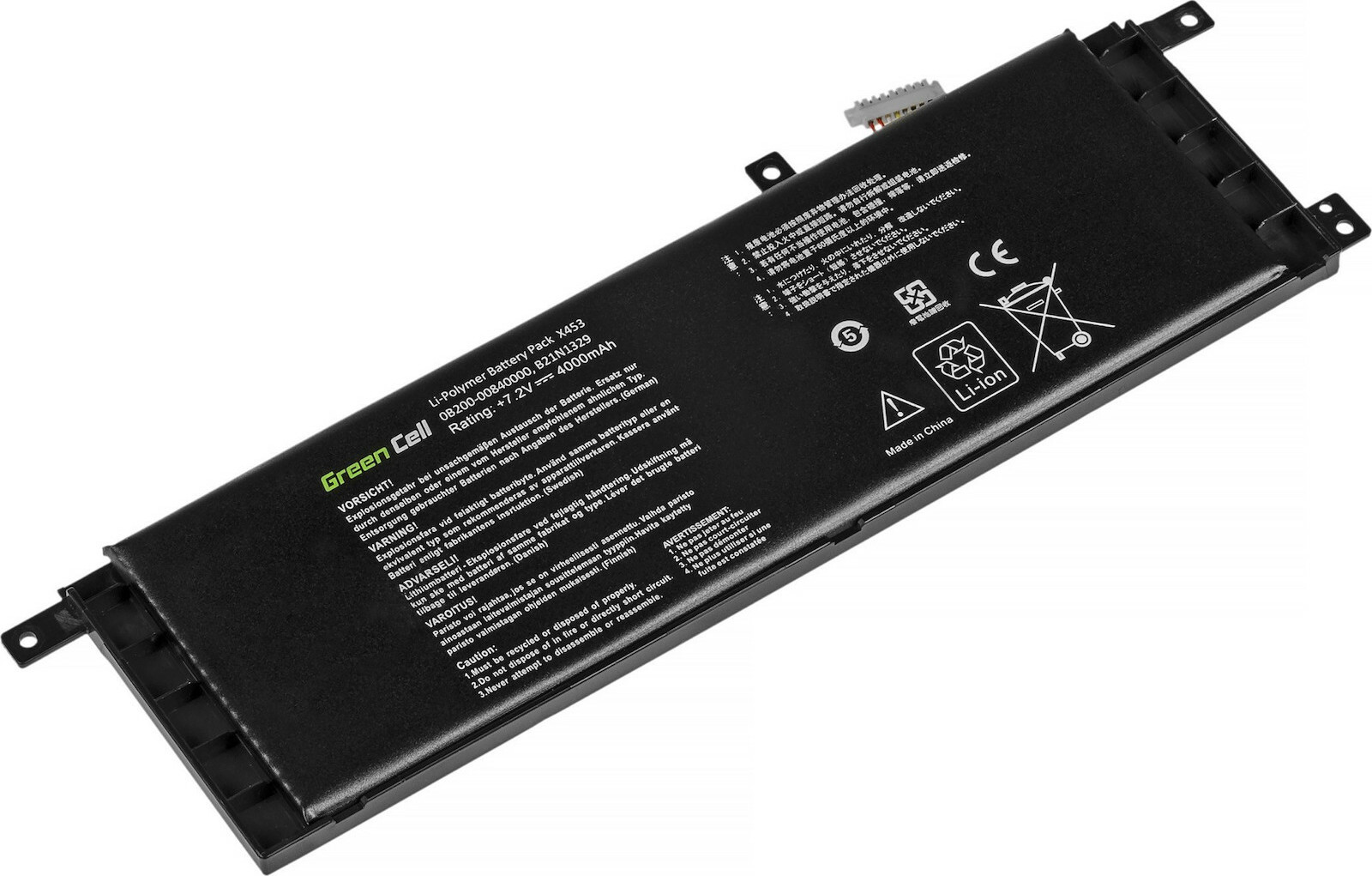 Green Cell Συμβατή Μπαταρία για Asus X553 με 4000mAh - Image 2