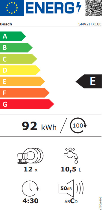 Bosch Πλήρως Εντοιχιζόμενο για 12 Σερβίτσια Π59.8xY81.5εκ. SMV2ITX16E - Image 8