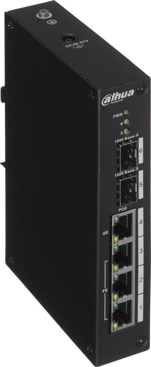 Dahua PFS3206-4P-96 Switch Συστημάτων CCTV Μαύρο PFS3206-4P-96 - Image 2