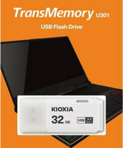 Alternative view of Kioxia U301 Hayabusa 32GB USB 3.2 Λευκό