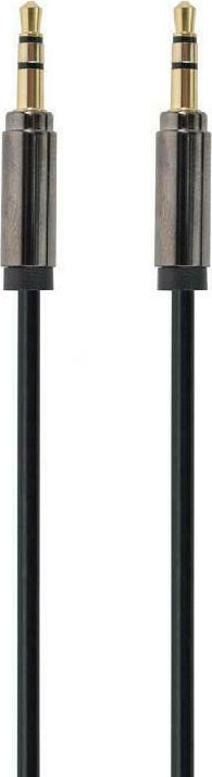 Cablexpert Καλώδιο 3.5mm male - 3.5mm male Μαύρο 1m (CCAP-444-1M) - Image 2