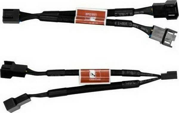 Noctua NA-SYC1 4-Pin pwm - 2x 4-Pin pwm Cable Μαύρο - Image 2