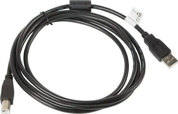 Lanberg USB 2.0 Cable USB-A male - USB-B male 1.8m (CA-USBA-11CC-0018-BK) - Image 2