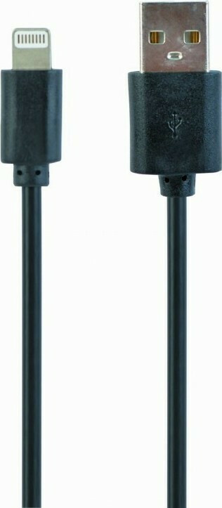 Cablexpert Regular USB to Lightning Cable Μαύρο 1m (CC-USB2-AMLM-1M) - Image 2