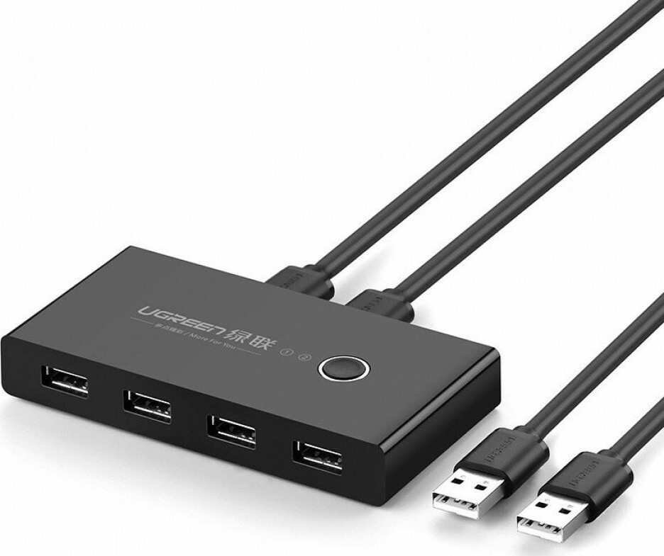 Ugreen Sharing Box USB 2.0 Hub 4 Θυρών με σύνδεση USB-A - Image 2