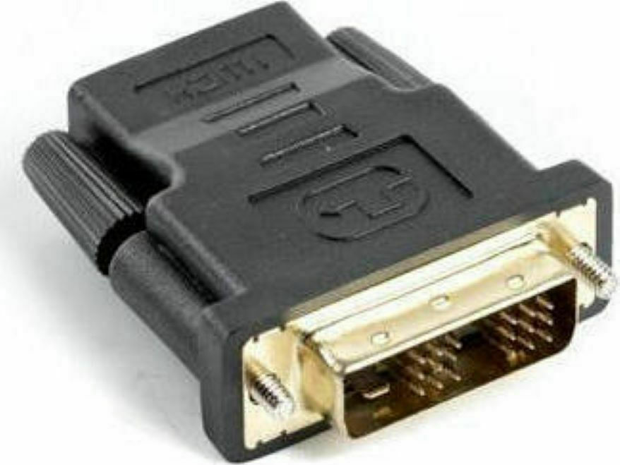 Lanberg HDMI female σε DVI-D male 1τμχ (AD-0013-BK)