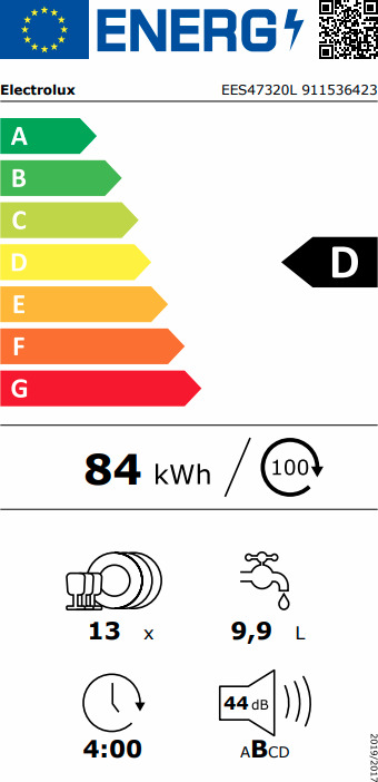 Electrolux Πλήρως Εντοιχιζόμενο για 13 Σερβίτσια Π59.6xY81.8εκ. EES47320L - Image 2