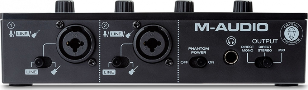 M-Audio Εξωτερική Επαγγελματική Κάρτα Ήχου M-Track Duo Συνδεσιμότητα USB - Image 6