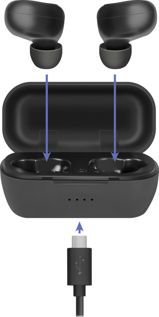 Defender Twins 638 In-ear Μαύρα - Image 6