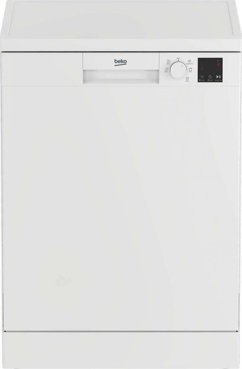 Beko Ελεύθερο Πλυντήριο Πιάτων για 13 Σερβίτσια Π59.8xY85εκ. Λευκό DVN05320W